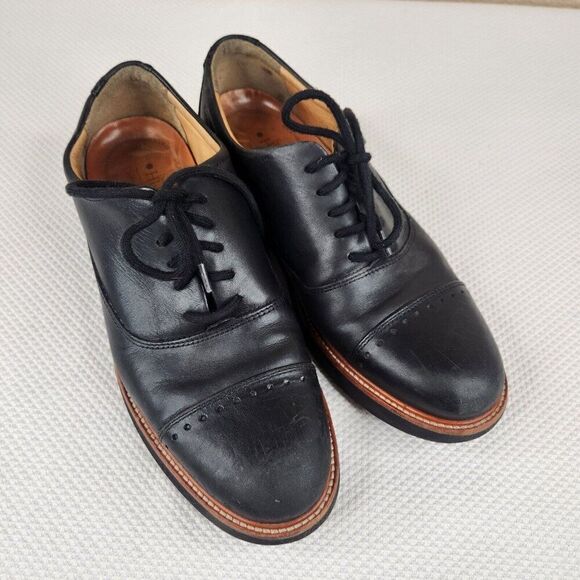 Samuel Hubbard Market Cap Shoes Mens 7 Black Leather Lace Up Oxfords main image 8